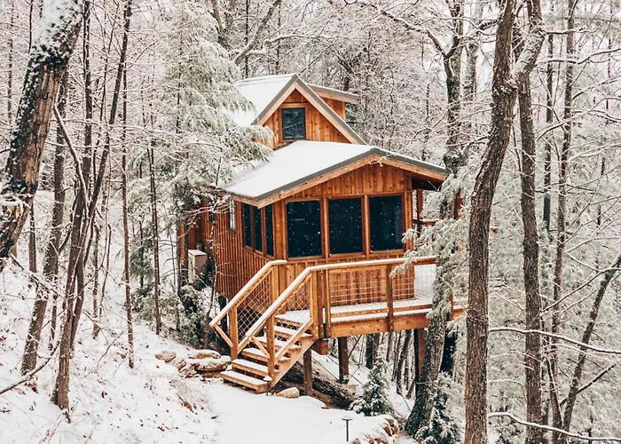 The Cherry In Treehouse Grove At Norton Creek Gatlinburg